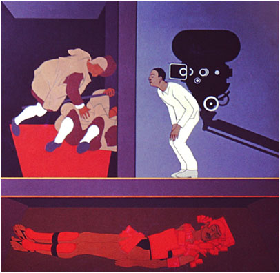 Kurosawa - painting by Jack Coulthard